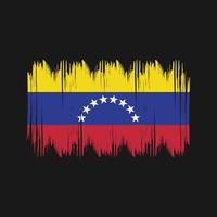 Venezuela Flag Bush Strokes. National Flag vector