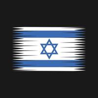 vector de la bandera israelí. bandera nacional