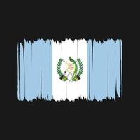 Guatemala Flag Brush Strokes. National Flag vector