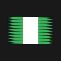 vector de la bandera de nigeria. bandera nacional