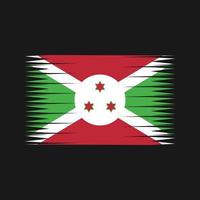 vector de la bandera de burundi. bandera nacional