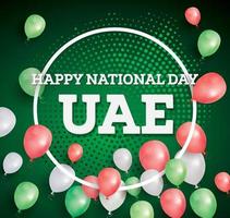 Happy National Day UAE. Vector Illustration.