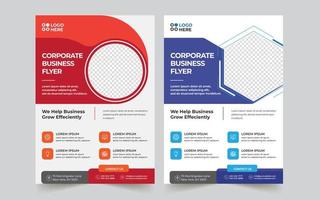 Brochure design, cover modern layout, annual report, poster, flyer in A4 with colorful triangles vector