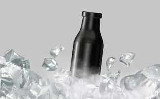 Small Plastic bottle Mockup design photo