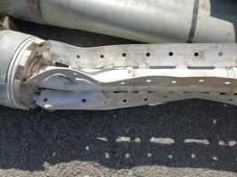 Cluster munition missiles destroyed in the war photo