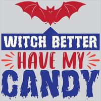 Witch better have my candy vector