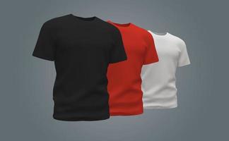 diseño de renderizado 3d de maqueta de camiseta foto