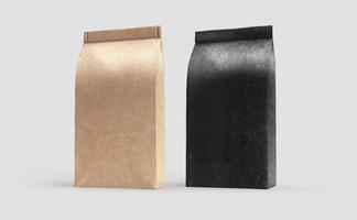 Paper Coffee Bag Mockup Design photo