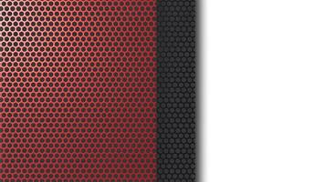 A 3d rendering image of colorful metal mesh plate on white background. photo