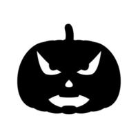 Halloween Pumpkin isolated on white background vector