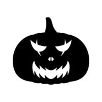 Halloween Pumpkin isolated on white background vector