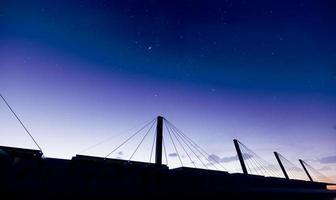 cielo lleno de fondo de estrellas foto