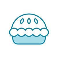 pie icon vector design template
