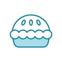 pie icon vector design template