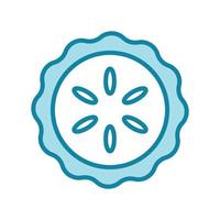 pie icon vector design template