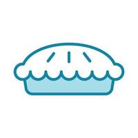 pie icon vector design template