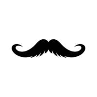 plantilla de diseño de vector de icono de bigote