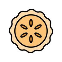 pie icon vector design template