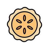 pie icon vector design template