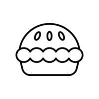 pie icon vector design template