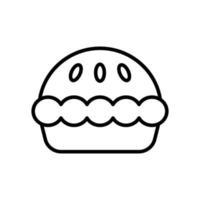 pie icon vector design template