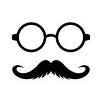 mustache icon vector design template