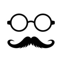 mustache icon vector design template