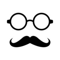 mustache icon vector design template