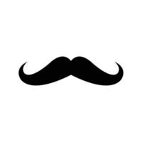 plantilla de diseño de vector de icono de bigote