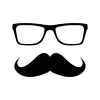 mustache icon vector design template