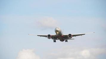 MOSCOW, RUSSIAN FEDERATION SEPTEMBER 12, 2020 - Rossiya Airlines Boeing 777 EI GFA landing at Sheremetyevo International airport video