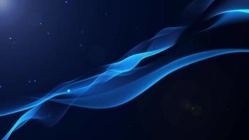 forma de partículas de electricidad azul, potencia gráfica de neón futurista, ciencia tecnología energía 3d ilustración de elemento de arte abstracto, tecnología inteligencia artificial, fondo de pantalla de tema de ciberespacio en forma de átomo