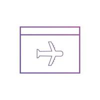 landing page icons. Used for SEO or websites vector
