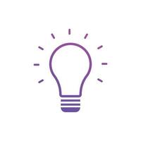 Creative idea icon vector illustrations. for SEO and websites. Light bulb, Solution, lamp icon