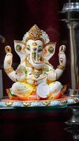 soil handmade statue of lord ganesha hd. photo