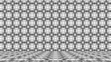 habitación gris con patrón abstracto foto