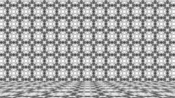 gray room with abstract pattern photo