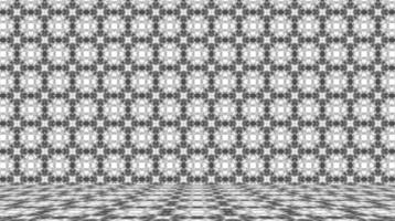 gray room with abstract pattern photo