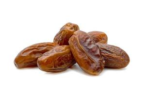 dry dates palm isolated on white background. photo