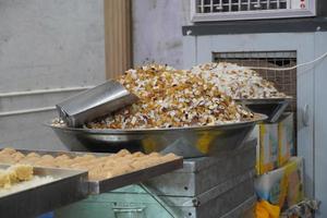 Picture of Prasad being offered to the God of Khatu Shyam photo