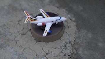 toy of airplane outdoor shoot hd. photo