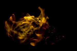 Fire flames background photo