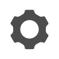 icono de configuración para aplicaciones o interfaz web con botón. conjunto de configuraciones, equipo, vector de icono de cog con botón. señal de ajuste de estilo plano o equipo