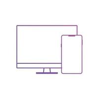 responsive web design icons vector