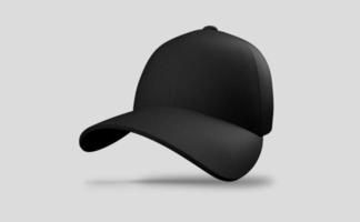 renderizado de diseño de maqueta de gorra foto