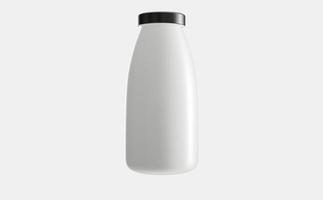 Small Plastic bottle Mockup design photo