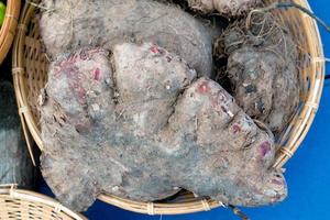 Dioscorea alata In the basket photo