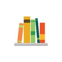 science book illustration, education, bookshelf, knowledge, library. vector designs suitable for websites, apps and others.