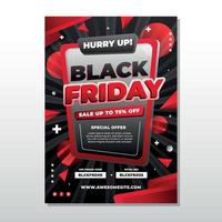 Black Friday Poster vector