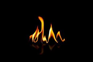 Fire flames background photo